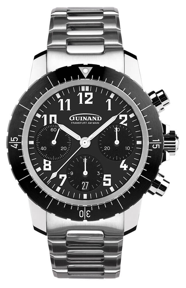 Guinand Flieger Chrono Klassik on wrist
